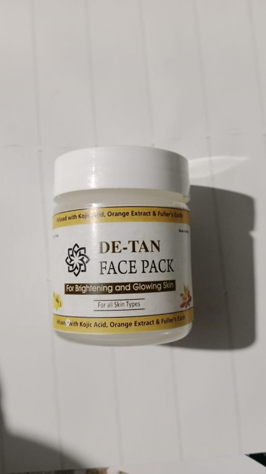 DE-Tan Face Pack for Glowing & Radiant Skin 50gm